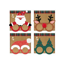 Gafas de cartón Navidad