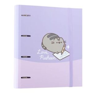 Carpeta 4 anillas Pusheen moments