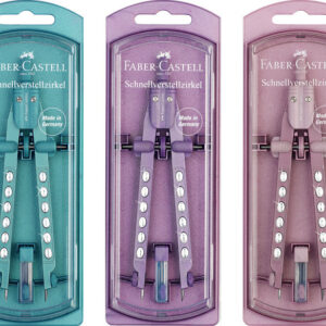 Compas Faber Castell bigotera factory 2023 colores oceano pro