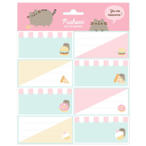 Etiquetas escolares Pusheen foodie collection
