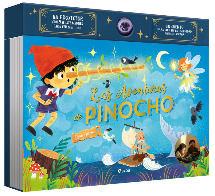 Las aventuras de Pinocho libro proyector Las aventuras de Pinocho libro proyector