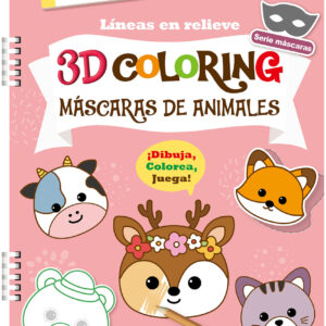 Mascaras de animales 3D coloring