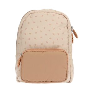 Mochila Infantil Acolchada Leaves Sand Personalizable