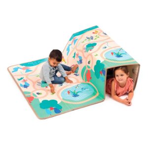 Alfombra de juegos plegable y reversible 195x145cm.