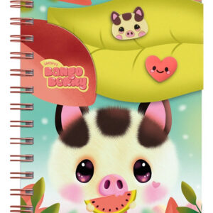 Bangoberry libreta espiral A6 Piggy Pig