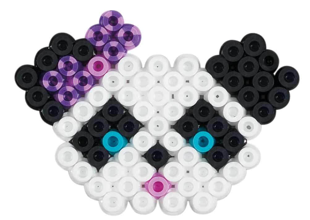 Blister Hama Beads Midi 350 beads color + placa corazón pequeño + papel de planchado
