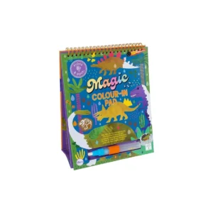 Bloc espiral con bolígrafo de agua mágico Dino