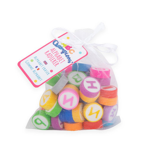 Bolsita con gomas letras alfabeto2 Bolsita con gomas letras alfabeto