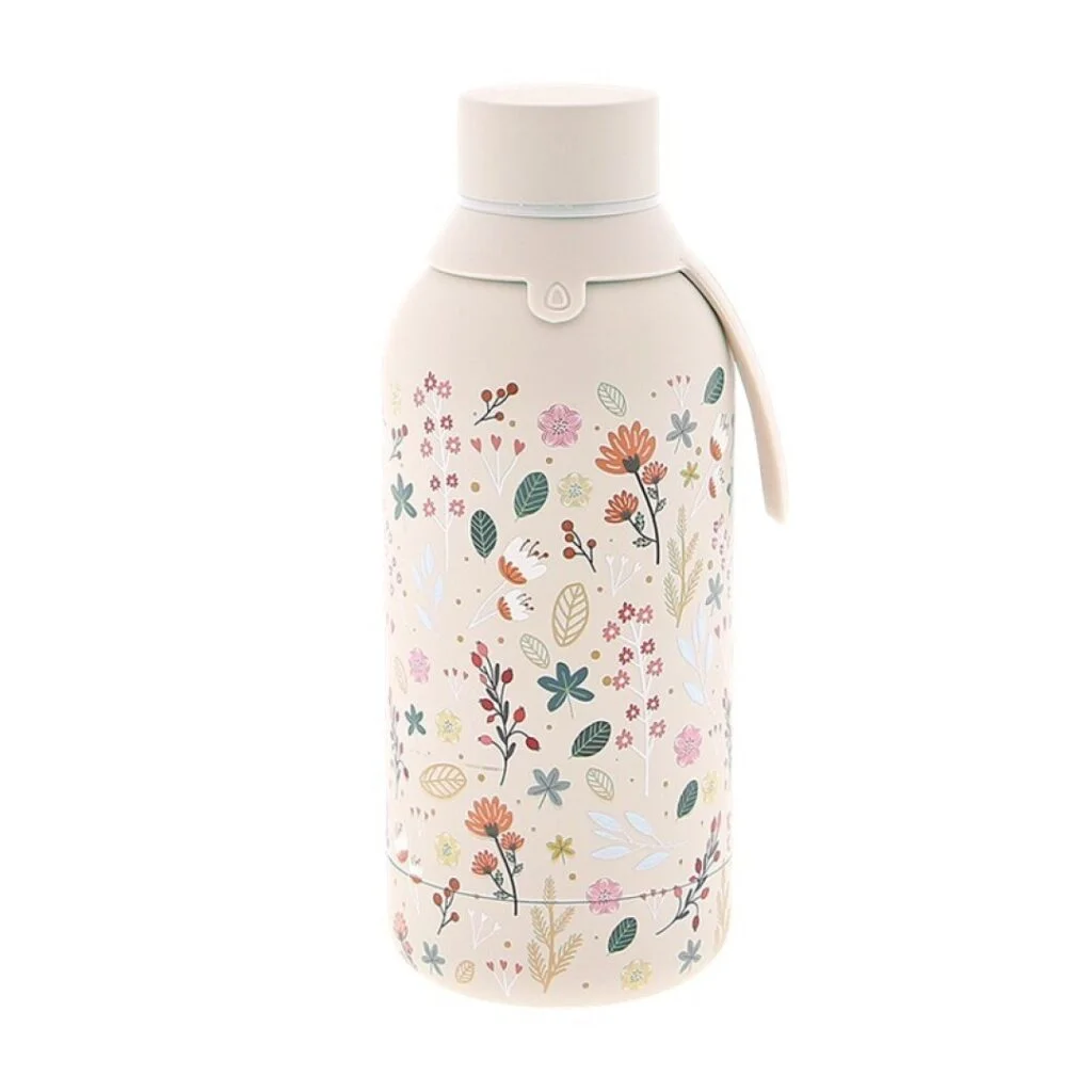 Botella acero inoxidable 500ml Sand Wild Flowers Botella acero inoxidable 500ml Sand Wild Flowers