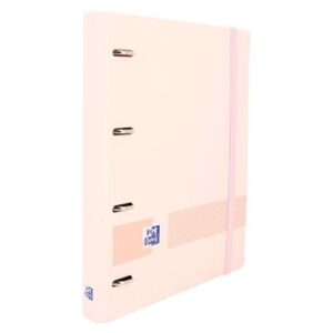 Carpebloc polyfoam A4+recambio 100h cuadro 5X5 rosa pastel
