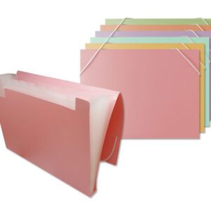 Carpeta fuelle pp pastel colores surtidos