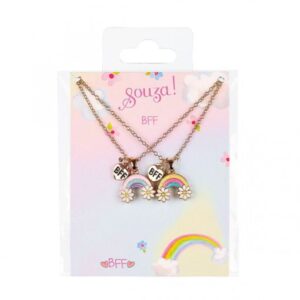 Conjunto De Dos Collares De Arcoíris Bff – Souza