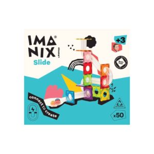 Construcción magnética Imanix tobogan 50 Braintoys