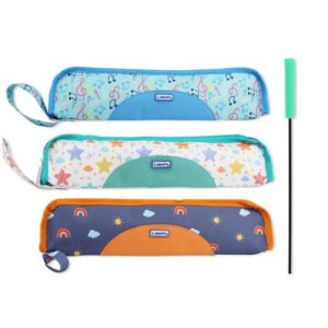 Funda flauta fantasy con limpiador surtidas