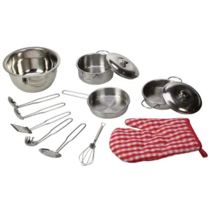 Juego de utensilios de cocina de acero inoxidable