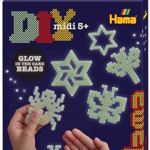 Kit Hama Beads Midi Brilla en la Oscuridad