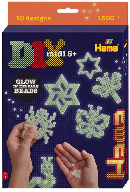 Kit Hama Beads Midi Brilla en la Oscuridad Kit Hama Beads Midi Brilla en la Oscuridad