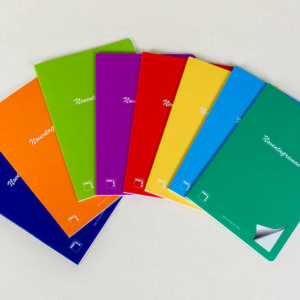 Libreta 4º 48h 90gr pauta 3.5mm colores surtidos