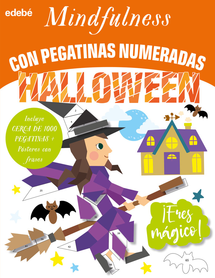 Mindfulness con pegatinas numeradas Halloween Mindfulness con pegatinas numeradas Halloween