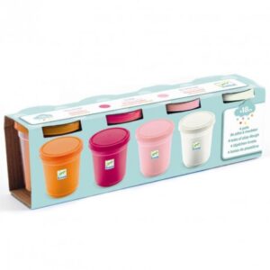 Plastilina ligera Sweet - 4 botes 140 gr