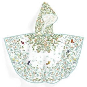 Poncho de lluvia follaje talla XS 90-122 cm