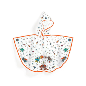 Poncho de lluvia superhéroe talla XS 90-122 cm