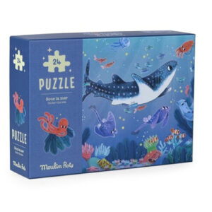 Puzzle fosforescente Bajo el mar (24 piezas) Paulie - Moulin Roty