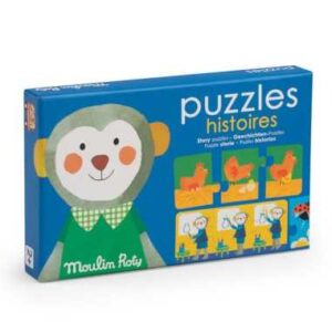 Puzzle historias Popipop (30 piezas) - Moulin Roty