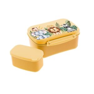 Tupper hermético con placa refrigerante y cajita - Moustard Jungle