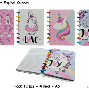 Col Unic - Libreta espiral colores
