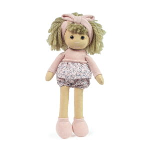 Muñeca Cris flor rosa