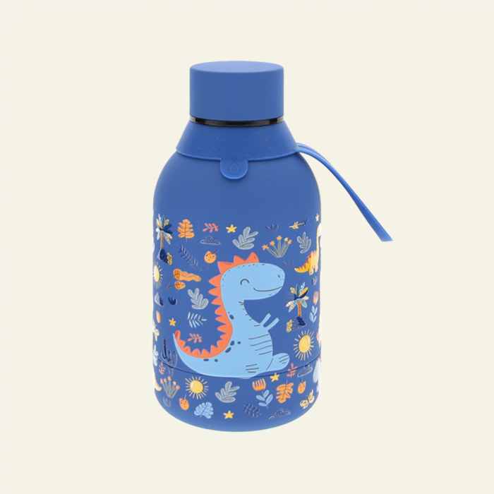 Botella Termica con Tapón y pajita Mazarine Dinosaurs Botella Termica con Tapón y pajita Mazarine Dinosaurs
