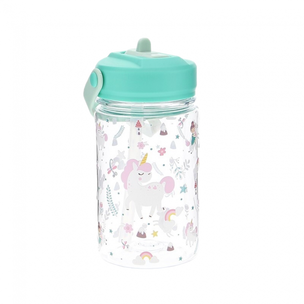 Botella Tritán con Tapón Unicornio Botella Tritán con Tapón Unicornio