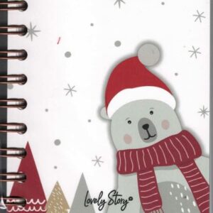 Libreta A6 con tapa blanda - Oso polar