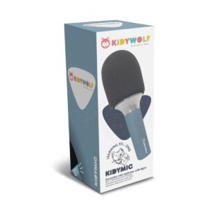 Micrófono azul Karaoke infantil Kidymic