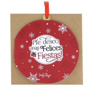 Tarjeta de felicitación Navidad - ¡Te deseo unas felices fiestas!