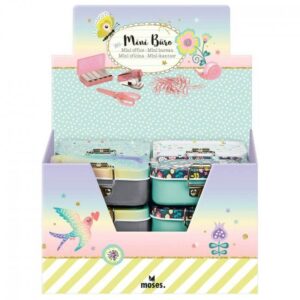 Mini Caja Set Papeleria Moses Flowers & Friends Modelos Surtidos