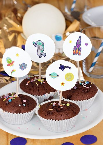 Rollo de pegatinas surtidas océano, espacio y animales5 Rollo de pegatinas surtidas océano, espacio y animales