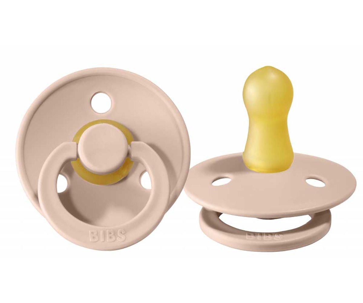 2 Chupetes BIBS Colour Round Blush1