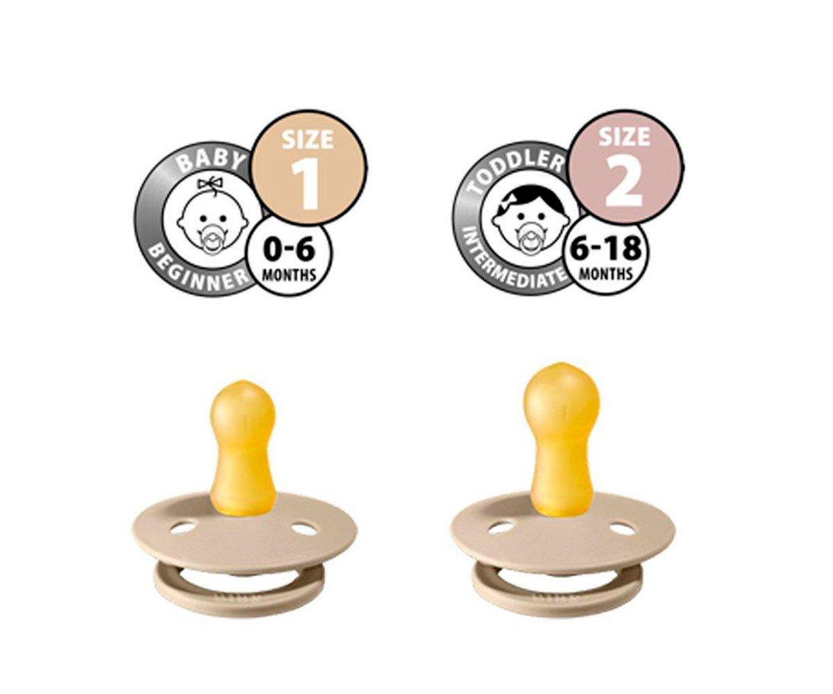 2 Chupetes BIBS Colour Round Blush4 2 Chupetes BIBS Colour Round Blush