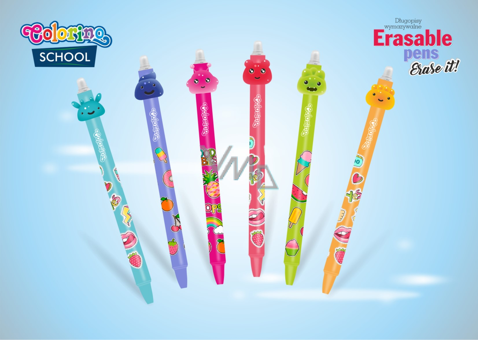 Bolígrafo Borrable Retráctil Squishy Azul – Comodidad y Escritura Sin Errores Bolígrafo Borrable Retráctil Squishy Azul – Comodidad y Escritura Sin Errores