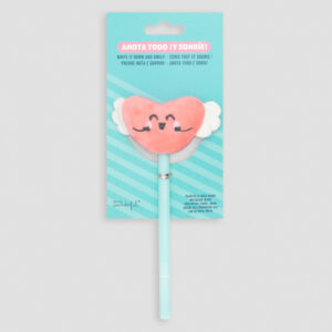 Bolígrafo con peluche - Corazón