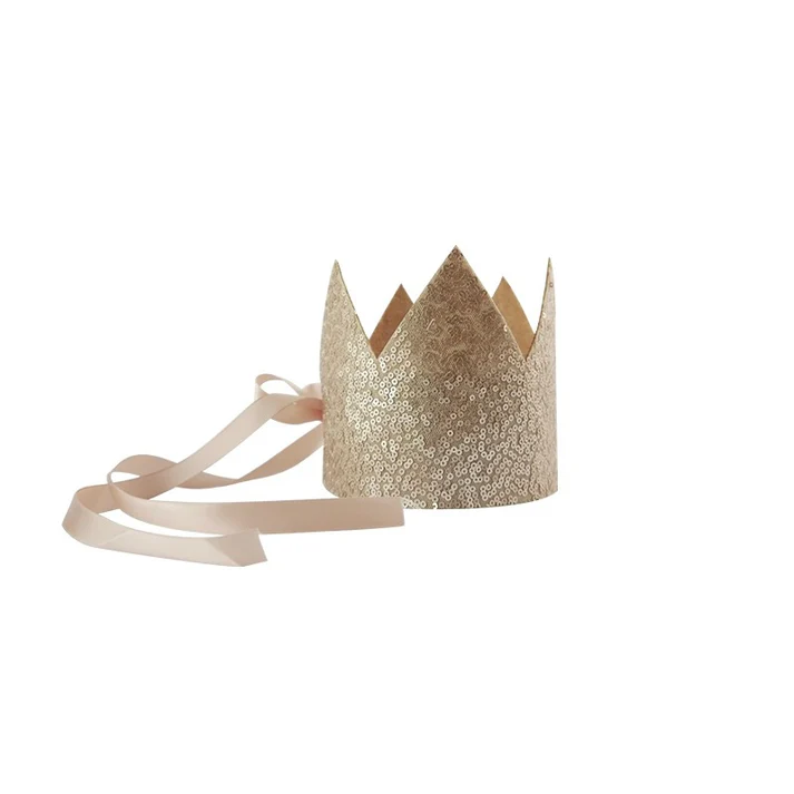 Corona de Lentejuelas Victoria Rosa Vintage | Billy Loves Audrey