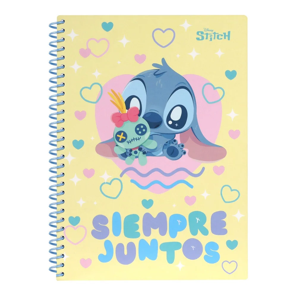 Cuaderno B5 Espiral Stitch Pastel Siempre Juntos – 100 Hojas Cuadrícula 5x5 Cuaderno B5 Espiral Stitch Pastel Siempre Juntos – 100 Hojas Cuadrícula 5x5