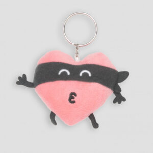 Llavero de peluche - Corazón bandido