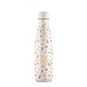 Botella Térmica Doggie Party 500 ml – Cool Bottles 🐶 Hidratación divertida y segura para los amantes de los perros