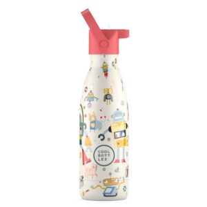 Botella Térmica Infantil Messy Robots 350 ml – Cool Bottles 🤖 Hidratación divertida y segura para los más pequeños