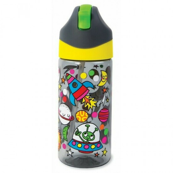 Botella con pajita Cosmos Space