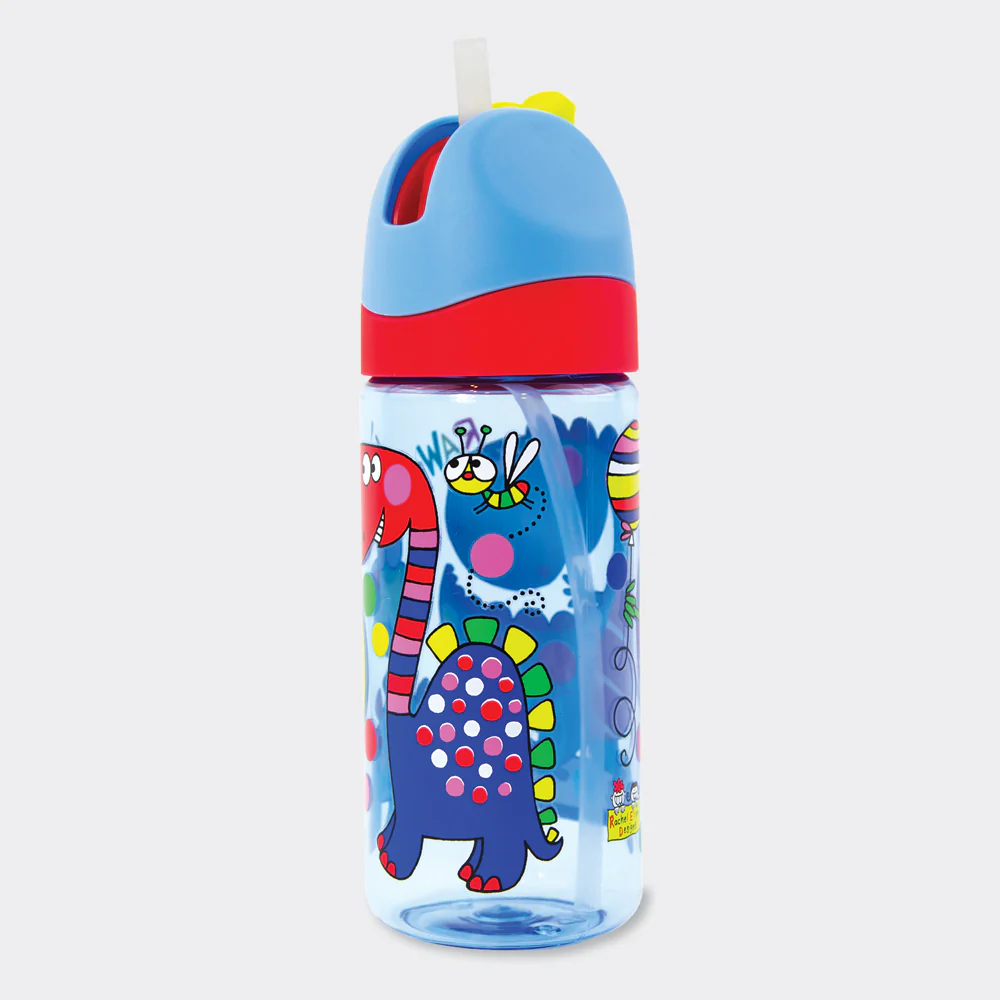 Botella con pajita Dinosaurios 2