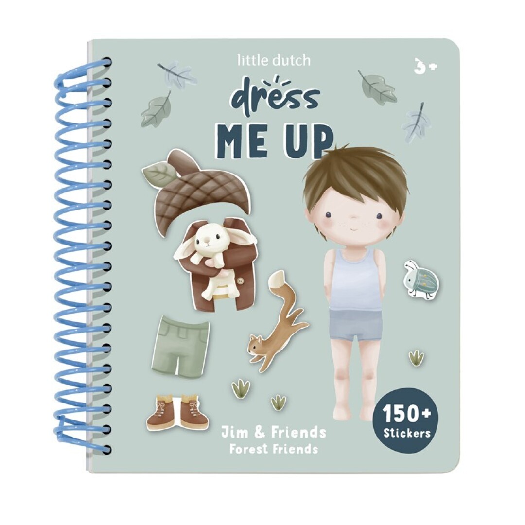 Libro Viste a Jim Forest Friends Little Dutch – Creatividad y Diversión con Pegatinas Libro Viste a Jim Forest Friends Little Dutch – Creatividad y Diversión con Pegatinas